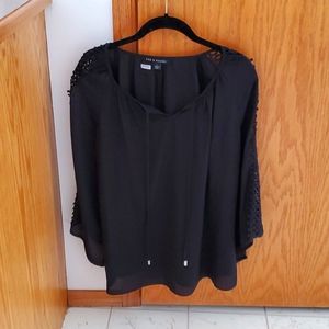 Beautiful Lattice Sleeve Blouse